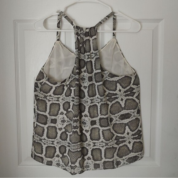 Alice + Olivia x Scoop silk snake print flowy tank cami XS - Picture 2 of 6